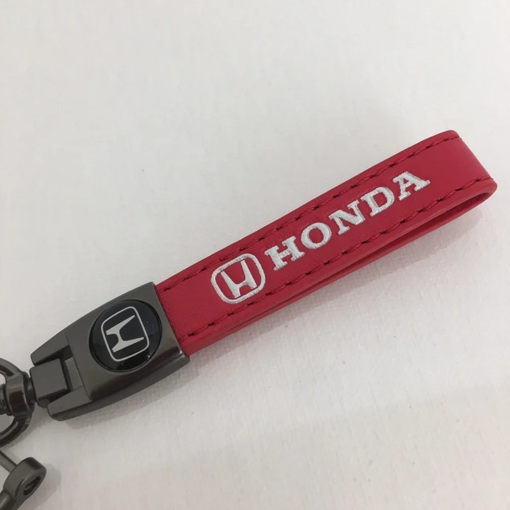 Honda Keychain Red Key Fob NEW Car Keyring